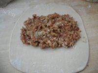 自己做的白菜馅饼做法图解8)