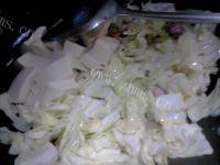 白菜炒豆腐自制做法图解6)