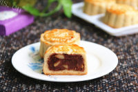 美味的松仁细沙月饼做法图解12)