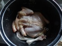 美味的电饭煲焗鸡做法图解7)