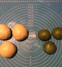 自制抹茶双色吐司做法图解8)