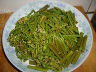 肉丝炒蕨菜做法图解3)