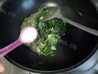 家常菜菠菜粉丝做法图解7)