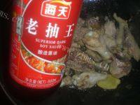 美味毛豆烧鸡做法图解4)