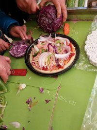 DIY披萨做法图解5)
