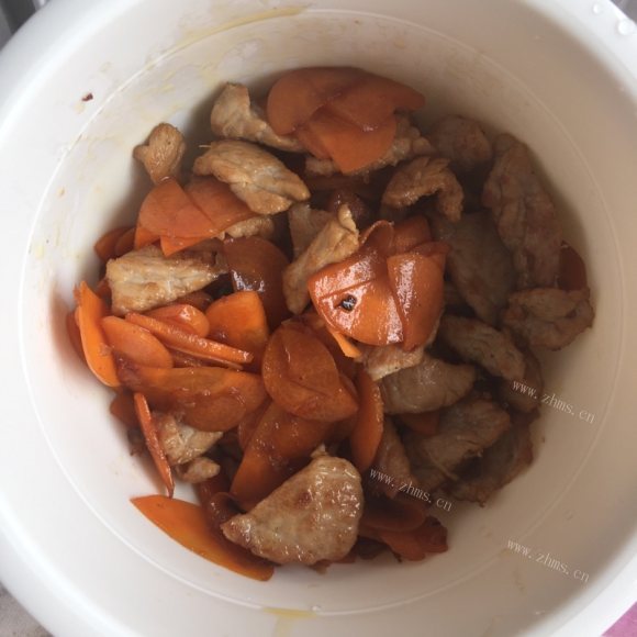 胡萝卜炒肉