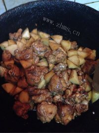 家常菜土豆烧鸡块做法图解5)