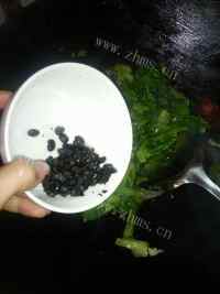 好吃的豆豉油麦菜做法图解3)