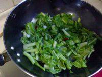 家常菜清炒白菜苔