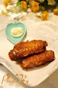 美味的酥炸鸡翅