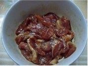 油菜炒豆腐做法图解3)