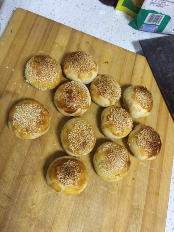 诱人的肉烧饼