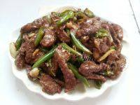 家常菜黑椒牛柳