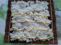 自己做的肉松紫菜包饭做法图解4)