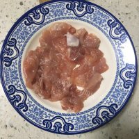 家常菜丝瓜炒肉片做法图解2)