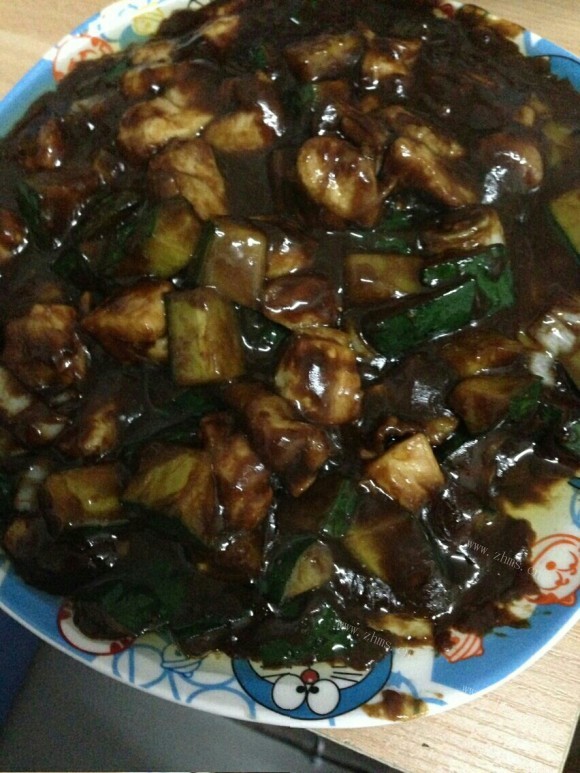 诱人的酱爆鸡丁