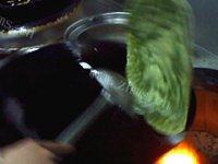 煎艾叶饼做法图解14)