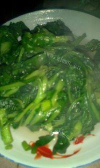 蒜香茼蒿做法图解3)