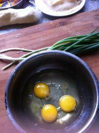 简单的小葱炒鸡蛋做法图解1)