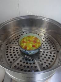 好吃的鸡蛋蒸虾酱做法图解5)
