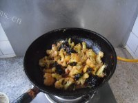 家常菜干锅菜花做法图解10)