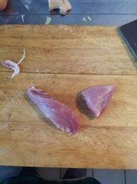 下饭的肉丝蒜苗做法图解6)