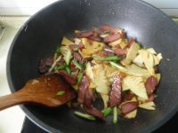 家常菜春笋炒腊肉