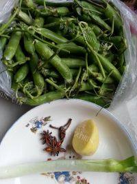 下酒菜盐水豌豆做法图解1)
