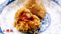 美味的酱香肉粽做法图解14)