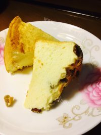 自制葡萄干戚风蛋糕