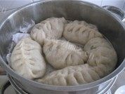 自己做的全麦素包子