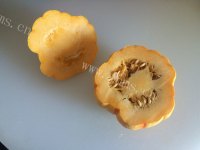 可口的金瓜雪蛤做法图解4)