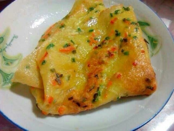 五味俱全的鸡蛋饼