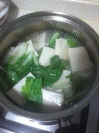家常小白菜豆腐汤