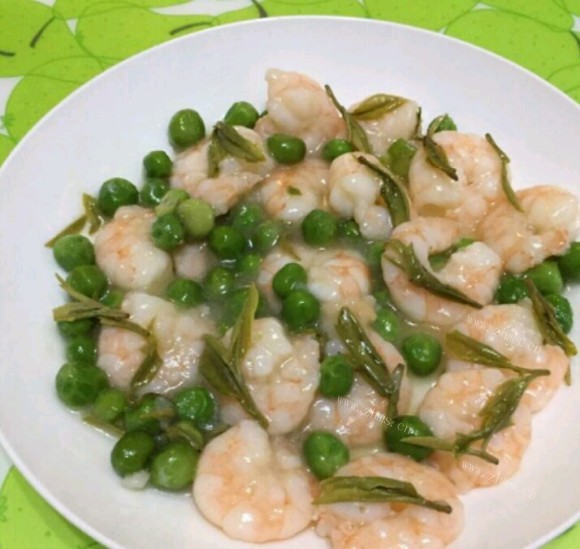五味俱全的炒虾仁
