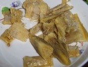 家常菜冬笋肉片做法图解3)