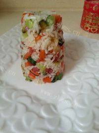 自己做的什锦炒饭