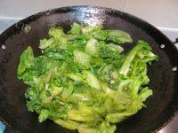 健康美食蒜蓉生菜