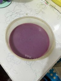 美味的紫薯凉糕做法图解9)