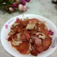 鲜甜胡萝卜炒肉片