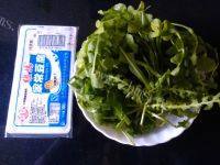 好吃的荠菜豆腐羹做法图解1)