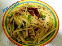 家常菜芹菜土豆丝