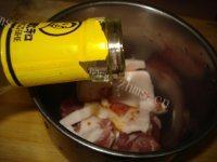 「家有大厨」花菜炒肉片做法图解3)