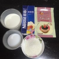 香甜可口雪花椰香奶冻做法图解1)