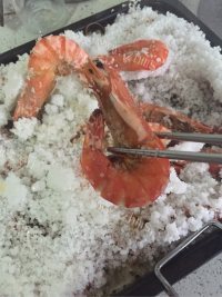 美味的盐焗虾