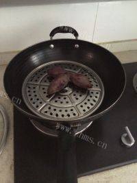 营养蒸紫薯做法图解4)