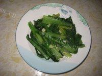 妈妈教我做蒜蓉油麦菜