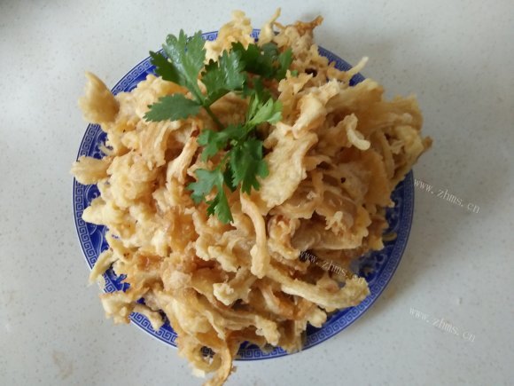 色香味俱全的炸蘑菇
