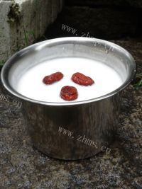 美味的原味酸奶