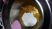 自制橙香火龙果酸奶冻做法图解4)
